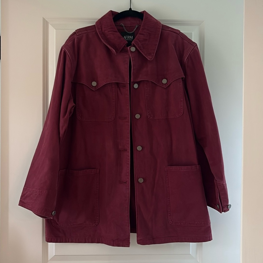 AFRM Burgundy Women's Utility Jacket
